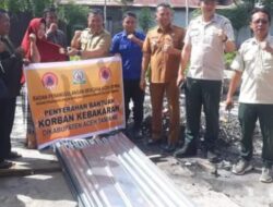 Pemkab Aceh Tamiang Salurkan Bantuan Material Korban Kebakaran